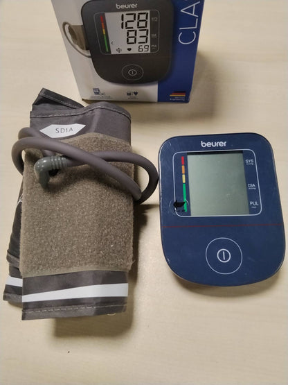 298252 - BEURER Monitor tensioni i gjakut BM 25, për krahun e sipërm, funksionim me një buton, zbulim i aritmisë, me port USB-C, blu
