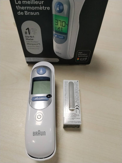 298108 - BRAUN Termometër veshi ThermoScan 7 BRAIRT6520 | Teknologjia e Precizionit Age | Ekran dixhital me kodim ngjyrash | Miqësor për foshnje dhe fëmijë të vegjël