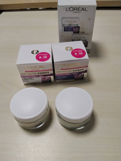 297537 - L'ORÉAL PARIS Set Kujdesi Hidratues, Krem Dite & Nate Anti-Aging 55+, 2 x 50 ml