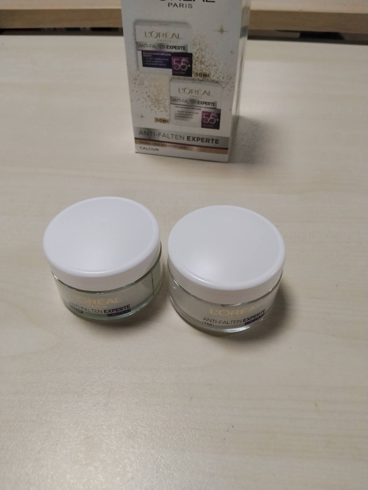 297536 - L'ORÉAL PARIS Set Kujdesi Hidratues, Krem Dite & Nate Anti-Aging 55+, 2 x 50 ml