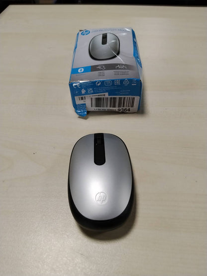 295317 - HP Maus pa tel 240 (43N04AA), 1600 DPI, 3 butona, rrotë lëvizëse, Bluetooth, Argjend