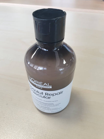 298377 - L'ORÉAL PROFESSIONNEL Shampo për flokë të dëmtuar, riparim të thellë molekular, me lidhës peptidesh dhe 5 aminoacide, Serie Expert, 300 ml