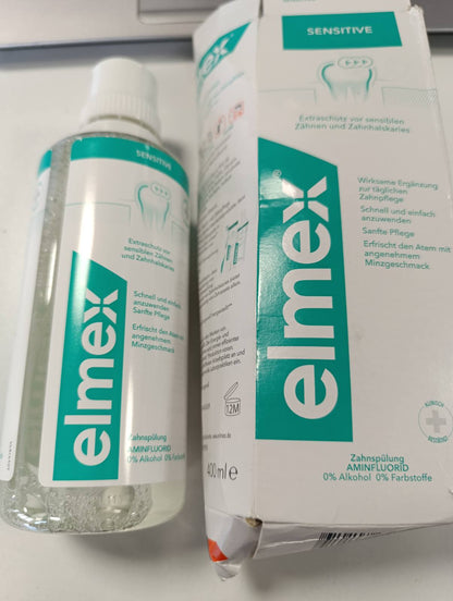 306627 - ELMEX Shpëlarës goje Sensitive, 400 ml, pa alkool, për mbrojtje kundër dhëmbëve të ndjeshëm