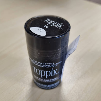 303236 - TOPPIK Fibra flokësh ngjyrë kafe të errët, Pudër flokësh për një pamje autentike, 12g, Fibra flokësh për rënien e flokëve për burra dhe gra