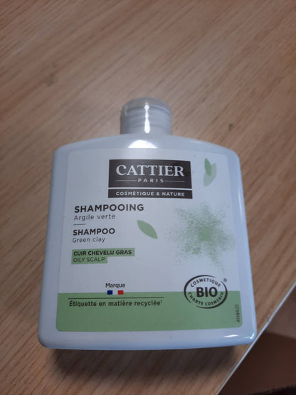306969 - CATTIER Shampo për skalpin e yndyrshëm me argjilë jeshile 250ml