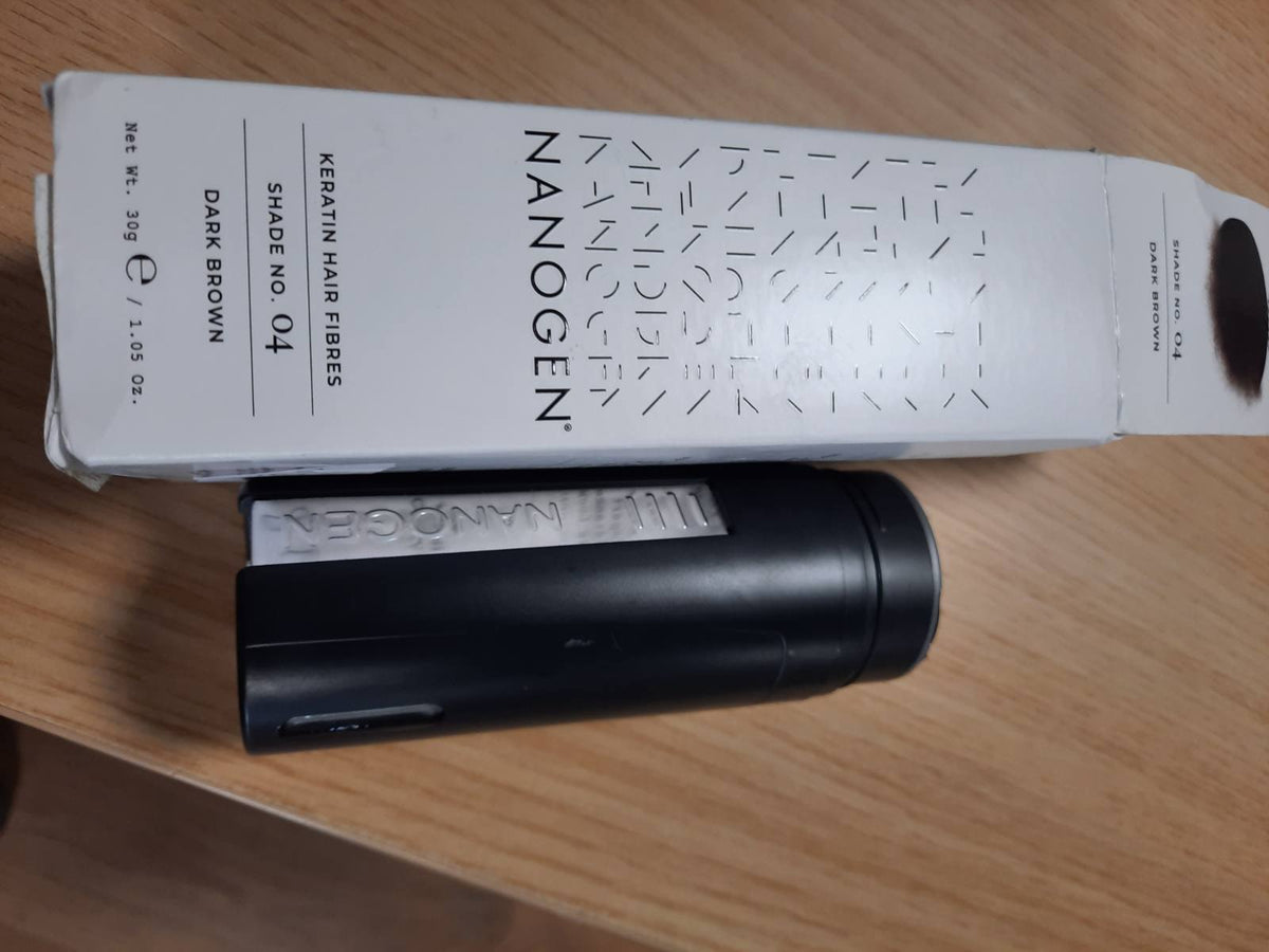 298266 - NANOGEN Fibra Trashëse të Flokëve të Zeza 30g