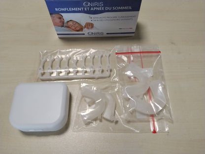 305815 - ONIRIS Ortozë kundër gërhitjes, e validuar klinikisht për apnenë e gjumit, prodhuar në Francë, shine dentare, ortozë për avancimin e mandibulës