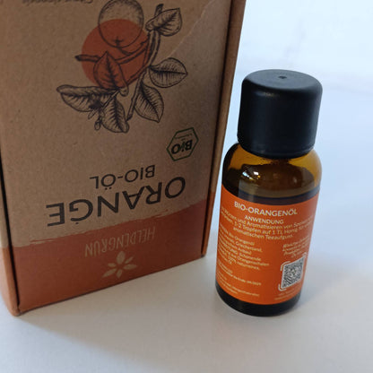 303778 - HELDENGRÜN® Vaj Portokalli Organik 100ml, i shtrydhur në të ftohtë, 100% i pastër, vaj esencial