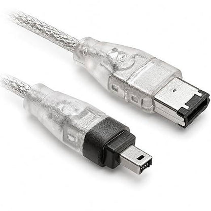 298480 - M24 Kabllo FireWire IEEE 1394 iLink për kamera dhe videokamera, përshtatës 6-pin në 4-pin IEEE 1394, Mini DV, Plug and Play, 150 cm.