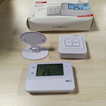 213158 - EMOS Termostat Dhome Pa Tel me Mbështetje OpenTherm, i Programueshëm, për Sisteme Ngrohjeje - Transmetues + Marrës