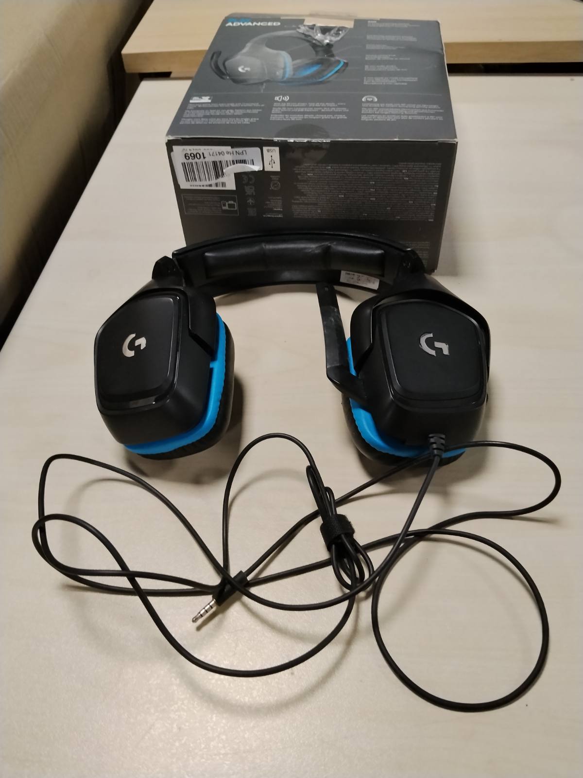 299273 - LOGITECH G432 Kufje për Lojëra me Tel, Tingull Rrethues 7.1, Kufje DTS:X 2.0, Drajverë 50 mm, Prizë Audio USB/3.5 mm, Mikrofon i Hapshëm me Heshtje, Pesha e Lehtë, PC/Xbox One/PS4/Nintendo Switch - E Zezë