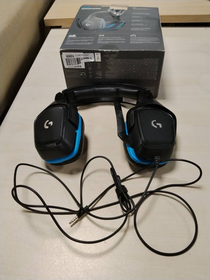 299273 - LOGITECH G432 Kufje për Lojëra me Tel, Tingull Rrethues 7.1, Kufje DTS:X 2.0, Drajverë 50 mm, Prizë Audio USB/3.5 mm, Mikrofon i Hapshëm me Heshtje, Pesha e Lehtë, PC/Xbox One/PS4/Nintendo Switch - E Zezë