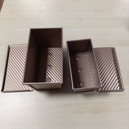 196689 - VINATO Tavë Pjekjeje për Bukë me Kapak, Set prej 2 Copësh, 21x11.5x11cm dhe 19x9.5x8cm, Material i Thetur