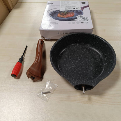 197833 - RIOVARM - Tigan Induksioni 20cm, me Veshje nga Graniti që nuk ngjit, i Pa-PFOA, ideal për Omëletë dhe Skuqje, i Përshtatshëm për të gjitha Llojet e Sobave