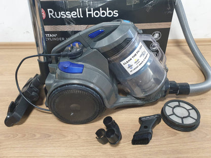 292549 - RUSSELL HOBBS - Fshesë me korrent me cilindër shumëciklonik Titan2, kapacitet pluhuri 3L, motor 700W, filtrim i trefishtë, turbo dhe mjete shumëfunksionale 3-në-1