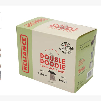 298455 - RELIANCE PRODUCTS Qese për Mbetjet e Tualetit Double Doodie - Pa Xhel (ngjyrë hiri, të Vogla)