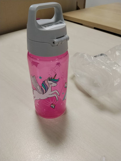 293884 - SIGG Shishe uji Viva One Unifly për fëmijë, 0.5L, I papërshkueshëm nga rrjedhjet, Pa BPA, Rozë me njëbrirësh