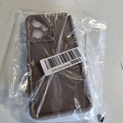 296377 - DESSEN Mbrojtëse për Xiaomi Redmi Note 12 Pro 5G, Mbrojtëse silikoni kundër goditjeve, ngjyrë kafe