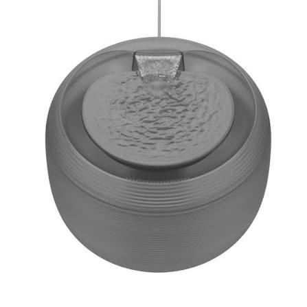 214261 - PRETTY PAW® Shatërvan Uji për Mace Aqua Flow Pro, Pa BPA, Kapacitet 3L, me Dritë LED dhe Filtër Karboni Aktiv, i Lehtë për t'u Pastruar