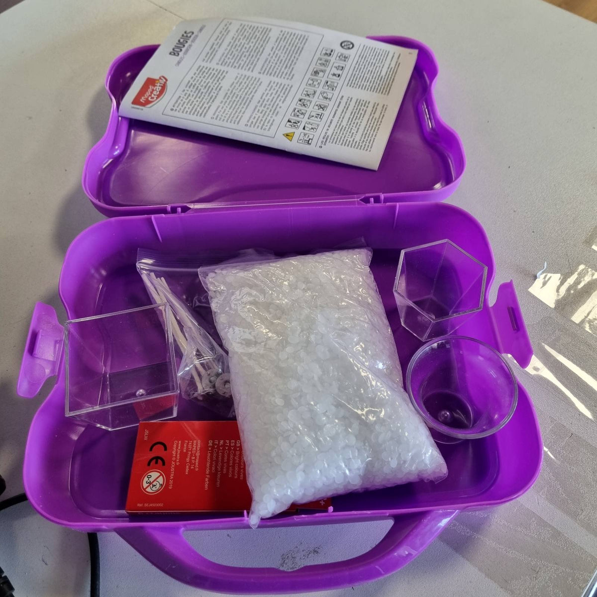 299851 - MAPED CREATIV - Kit për Prodhimin e Qirinjve Gourmet për Fëmijë 8 Vjeç e Sipër, 18 Copë, Aktivitet Artizanal, Qirinj Dylli për Embëlsira, Kekë të Vogël, Torta dhe Pasta, Shumëngjyrësh
