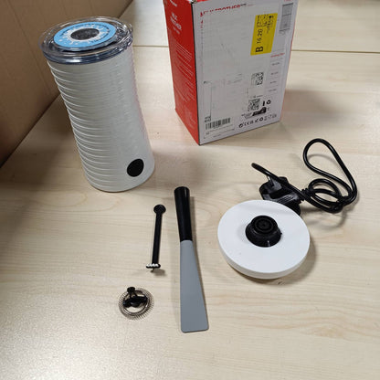 213719 - Morpilot 4-në-1 Shkumëzues Qumështi Elektrik me Shkumë të Nxehtë dhe të Ftohtë dhe Ngrohës Qumështi, Emulsifikues Automatik 400W 240ml për Cappuccino, Macchiato dhe Latte