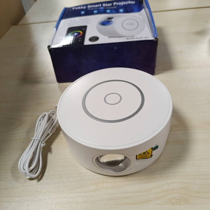 184346 - FOKKY Projektori Inteligjent Galaxy Starry Sky, Wi-Fi, me Kontroll Zanor dhe Aplikacion, Kohëmatës, i Përshtatshëm me Alexa dhe Google Assistant, për Fëmijë dhe të Rritur
