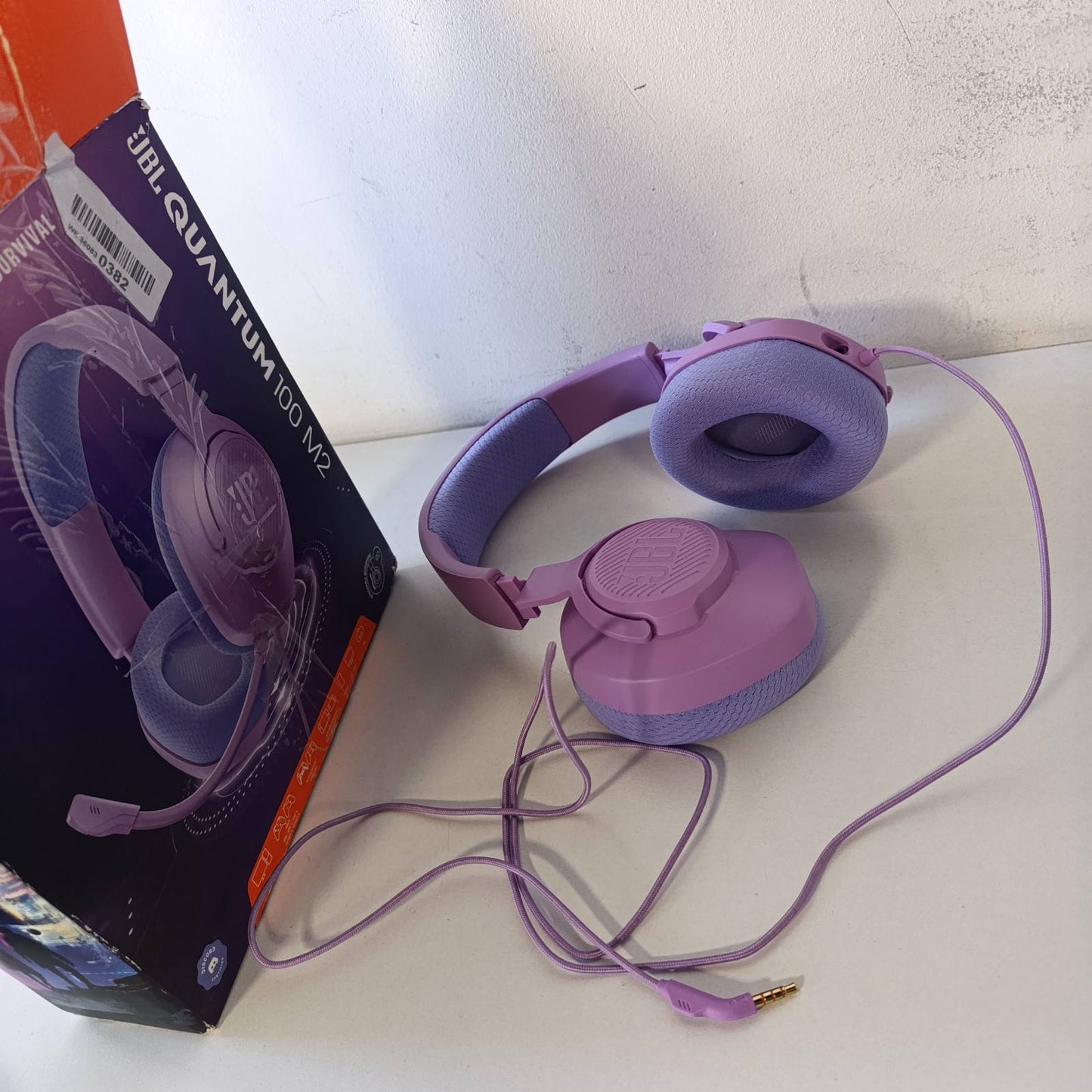 319859 - JBL Kufje për Lojëra Quantum 100M2 me Mikrofon, Jack 3.5 mm, Vjollcë