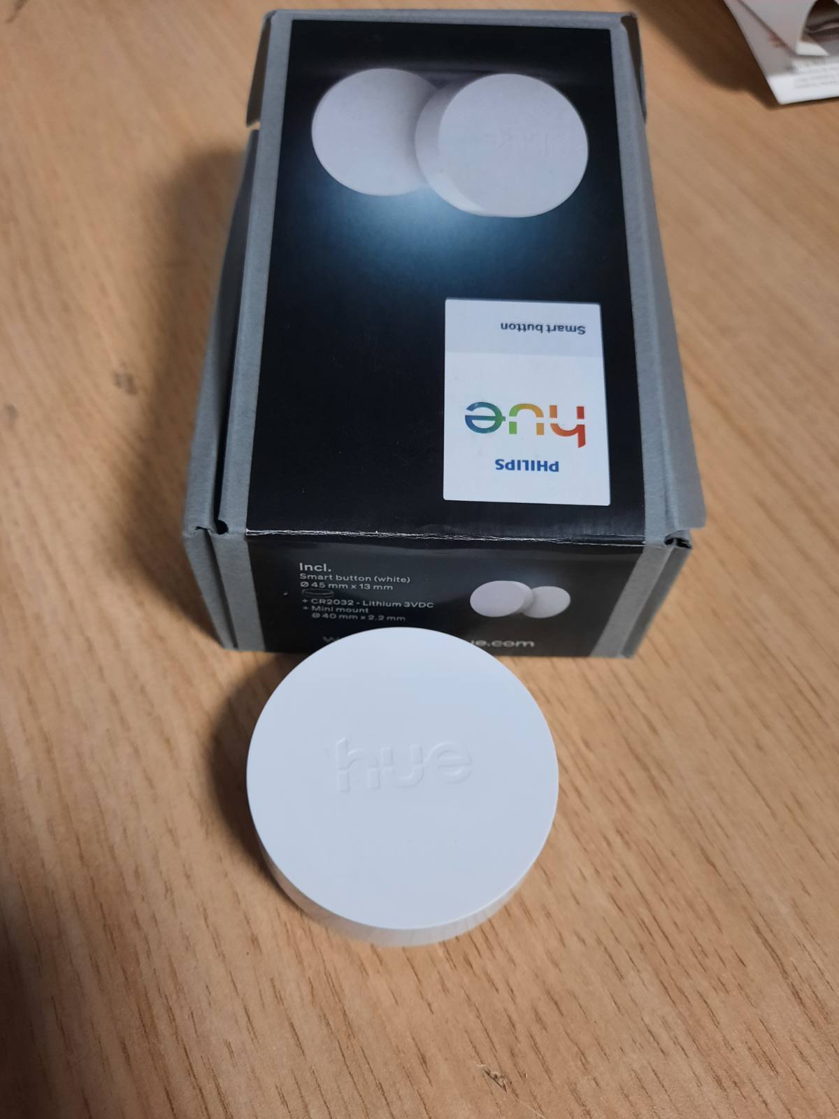 196472 - PHILIPS HUE Butoni Inteligjent për Kontrollim të Dritës, Pa Tel, Përshtatshme për Dhomat e Ndenjes dhe Dhomat e Gjumit, Gjenerata e Re
