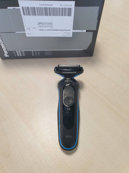 315365 - Makinë rroje elektrike Braun Seria 5, 51-B1000s, Blu, pa tel, prerëse mjekre, bateri 50-minutëshe, rezistente ndaj ujit, 1 aksesor