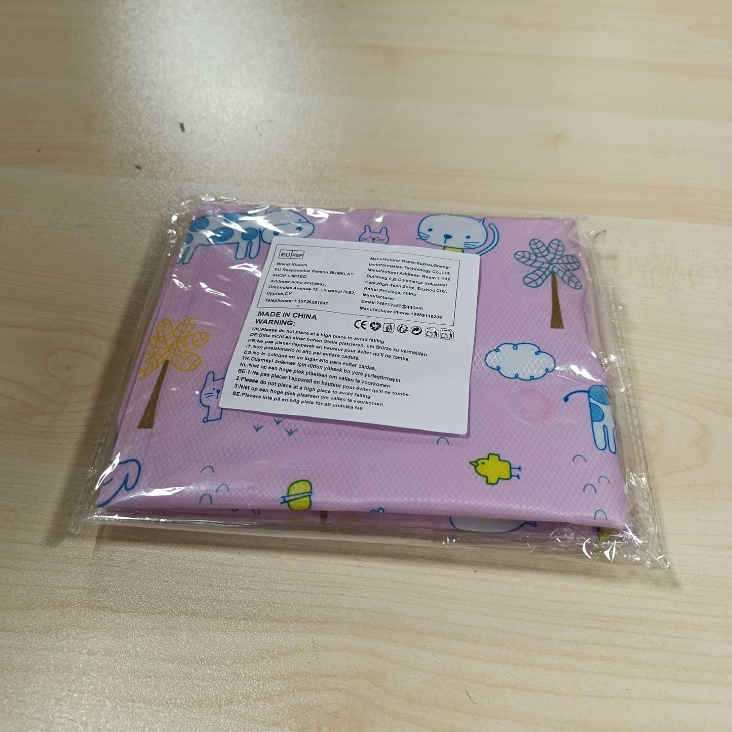 186798 - KIUIOM Qilim Vetëftohës për Qen, Jastëk Ftohës Veror, Qilim Xheli i Ftohtë, Shtrat i Larëshëm për Shtëpi dhe Makinë, ngjyrë Rozë