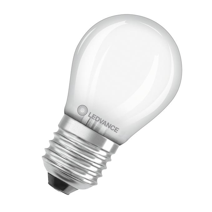 234254 - Llambë LED Classic P40 me Filament, 4W, Dritë e Bardhë e Ngrohtë (2700K), Xham i Mat (Frosted), Soket E27.