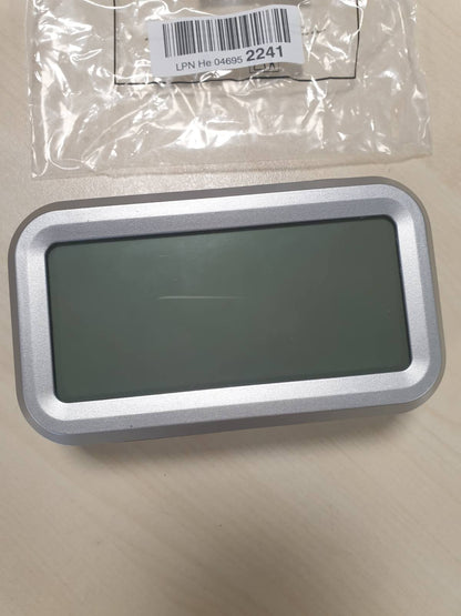 223899 - TFA DOSTMANN Orë Alarmi Dixhitale pa Tel, 60.2553.01, me Orë Radio, Ekran Temperature, 13.8 cm i Gjatë, e Zezë-Argjendtë