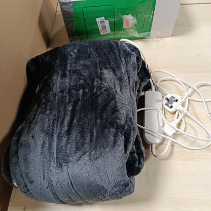214291 - QIERYUN Batanije elektrike me ngrohje 130x160cm, e lahet në lavatriçe, me kontrollues dixhital, 10 cilësime ngrohjeje