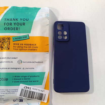 296420 - MBROJTËSE SILIKONI për Xiaomi Redmi Note 11 Pro+ 5G / Note 11 Pro Plus 5G, Deep Ocean