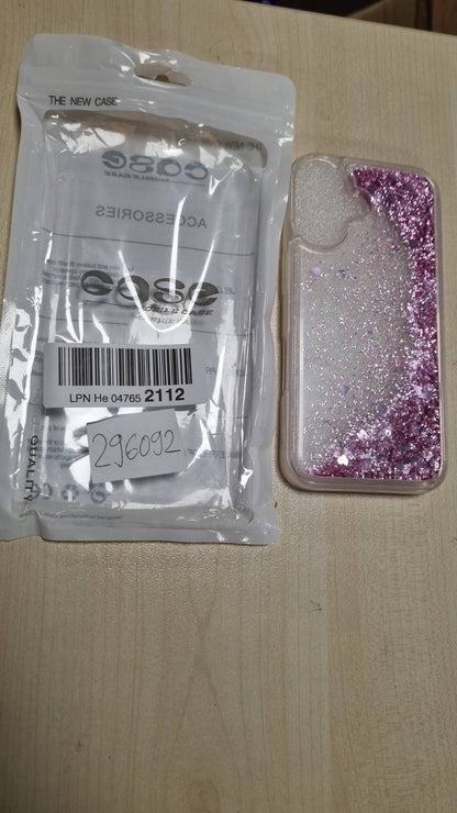 296092 - WORLDMOM Mbulesë për iPhone 16, TPU, Transparent, Rozë e Artë