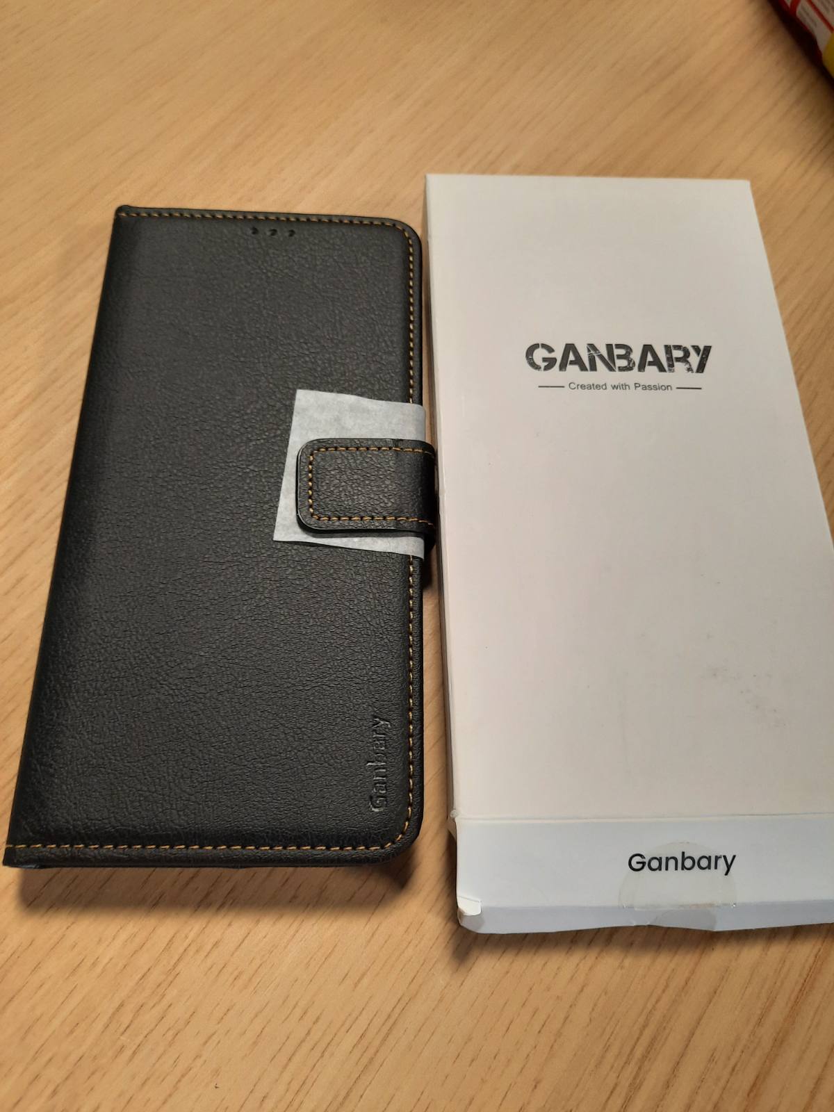 296288 - GANBARY: Mbrojtëse për Samsung Galaxy A23 4G/5G, Mbulesë prej lëkure PU premium, Mbrojtëse me rrota - E zezë