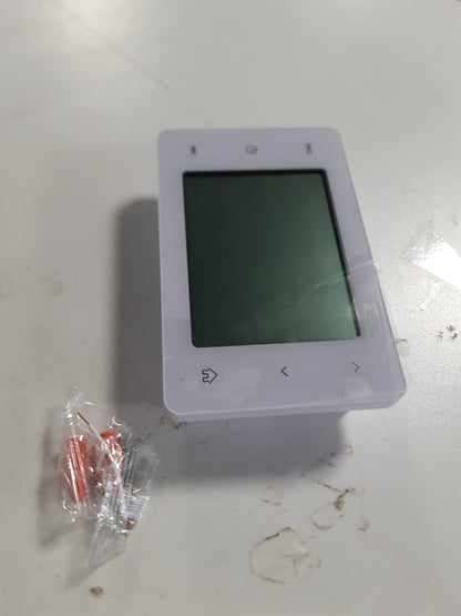 183114 - EMOS GoSmart - Termostat i Dhomës për Shtëpinë Inteligjente me Wi-Fi, i përshtatshëm për ngrohje dhe ftohje, i pajtueshëm me Tuya, Google Assistant dhe Alexa, Ngjyra e Bardhë