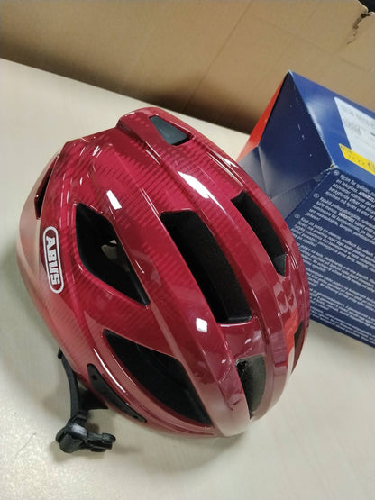 292723 - ABUS - Helmetë Macator për Çiklizëm Rrugor, për burra dhe gra, e përshtatshme për fillestarë dhe çiklistë me bisht kali