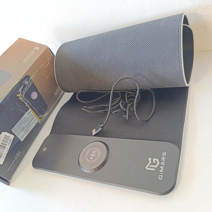 295835 - GIMARS Mausi RGB për Lojëra, Karikim të Shpejtë Pa Tel 15W, LED me 10 Modalitete Ndriçimi, Sipërfaqe e Lëmuar Premium, Jo-Rrëshqitëse