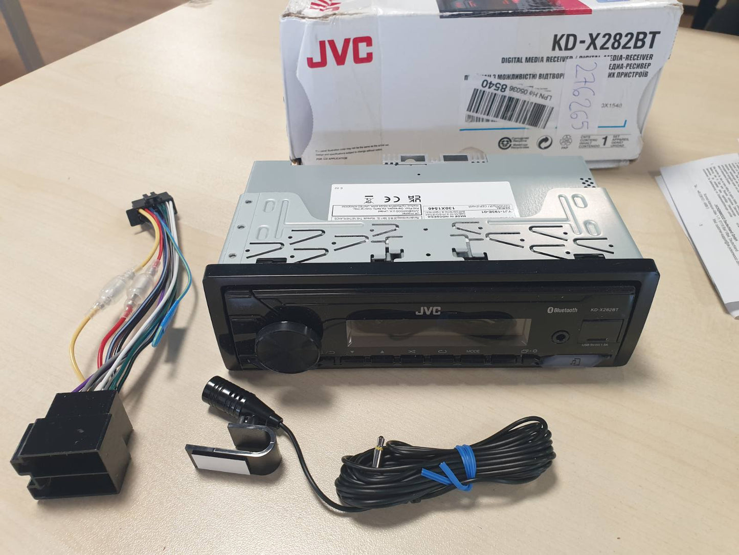 276265 - JVC KD-X282BT - USB, Aplikacioni i Telekomandës JVC, Muzikë Android, Bluetooth, Autoradio AUX