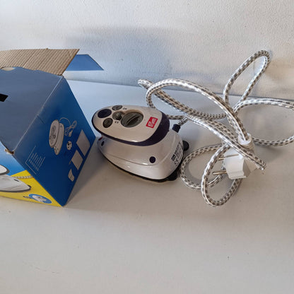 293248 - PRYM Mini Hekur me Avull 611915, hekur udhëtimi me aksesorë, e bardhë