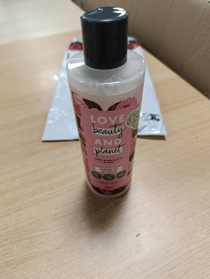 315719 - LOVE BEAUTY AND PLANET Xhel dushi Muru Muru Butter & Rose, 400 ml, hidraton lëkurën e thatë