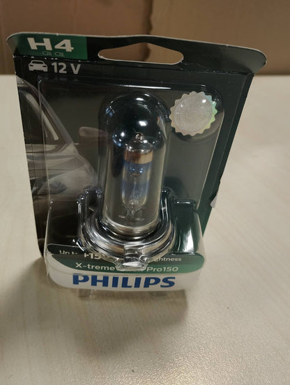 294280 - PHILIPS - Llambë 553330 H4, Argjendtë/Transparente, 12.9 x 9.5 x 3.6 cm; 22 g, 60 W, 1 copë