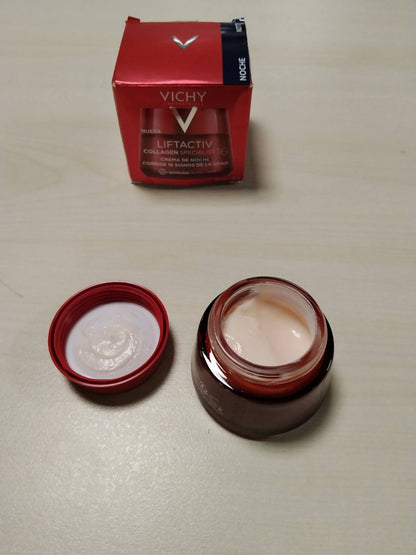 300618 - VICHY - Krem nate Formues me Biopeptide, Anti-plakje, i pasuruar me Vitaminë Cg, 50ml, i përshtatshëm për të gjitha llojet e lëkurës.