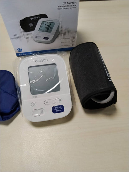 301700 - OMRON Monitor automatik i tensionit të gjakut X3 Comfort, i validuar klinikisht, pranga Intelli Wrap 22-42cm