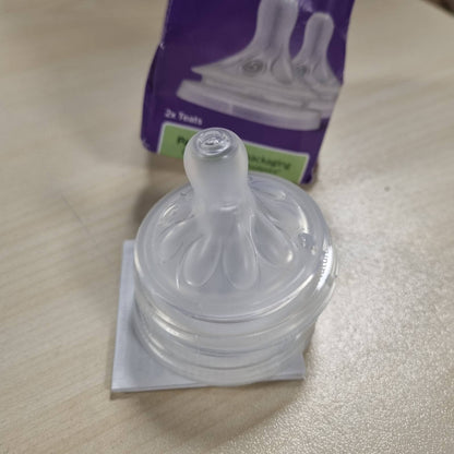 301398 - PHILIPS AVENT - Thitha Natural Response - 2 thitha, shpejtësi rrjedhjeje 5, për foshnje nga 6 muaj, pa BPA (Modeli SCY965/02)