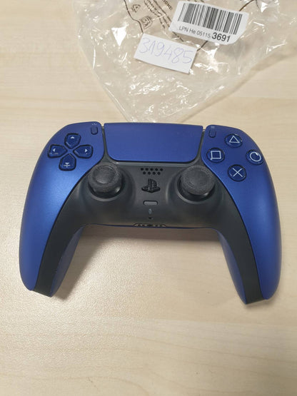 319485 - SONY Kontrollues Zyrtar DualSense 5, Pa Tel, Bateri e Rikarikueshme, Bluetooth, I Përputhshëm me PS5 dhe PC, Ngjyra: Blu Kobalti