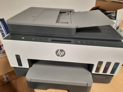 188606 - HP - Printeri 3-në-1 SMART TANK 7305 Shumëfunksional, Wi-Fi, Duplex, ADF, 3 vjet bojë e përfshirë, garanci 3-vjeçare, rezervuar i madh boje, rendiment i lartë, printim me cilësi të lartë