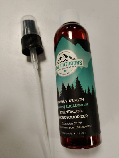 301240 - LUMI OUTDOORS Sprej Deodorizues Natyral për Këpucë, Eliminon Erërat e Zeza, Me Eukalipt dhe Citronelë të Fuqishme
