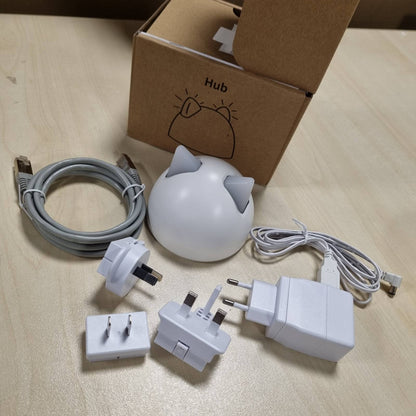 183109 - SURE PETCARE Hub, i Pajtueshëm me Derën e Kafshëve me Microchip SureFlap Connect/Derën e Macave me Microchip Connect, SureFeed Microchip Feeder Connect, Felaqua Connect, Përdorimi me Aplikacion, ngjyrë e Bardhë